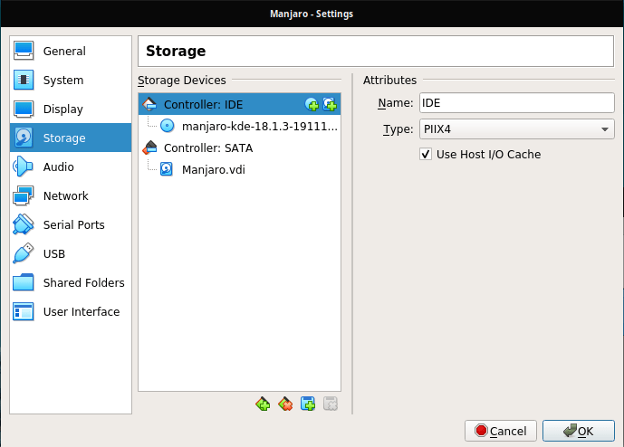 Mint Installing Manjaro Kde Plasma In Virtualbox 6 0 On Linux Mint 19 2 Cinnamon Nocin Eu